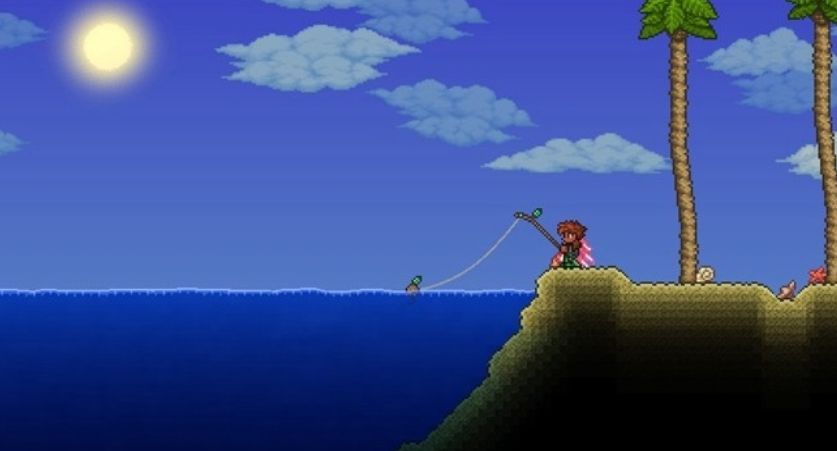 泰拉瑞亚怎么在岩浆钓鱼