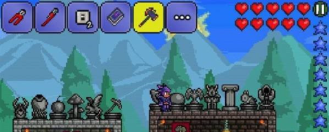 泰拉瑞亚怎么制作雕像